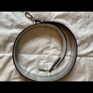 Louis Vuitton Monogram Bandouliere Strap Silver